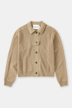 Closed Cashmere-Mix Cardigan Brown sugar