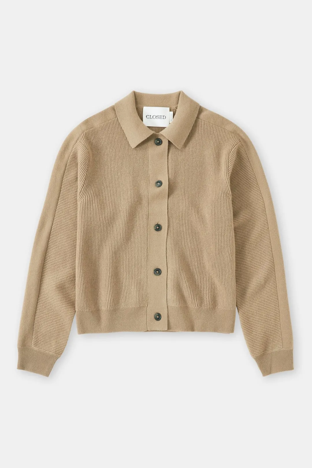 Closed Cashmere-Mix Cardigan Brown sugar