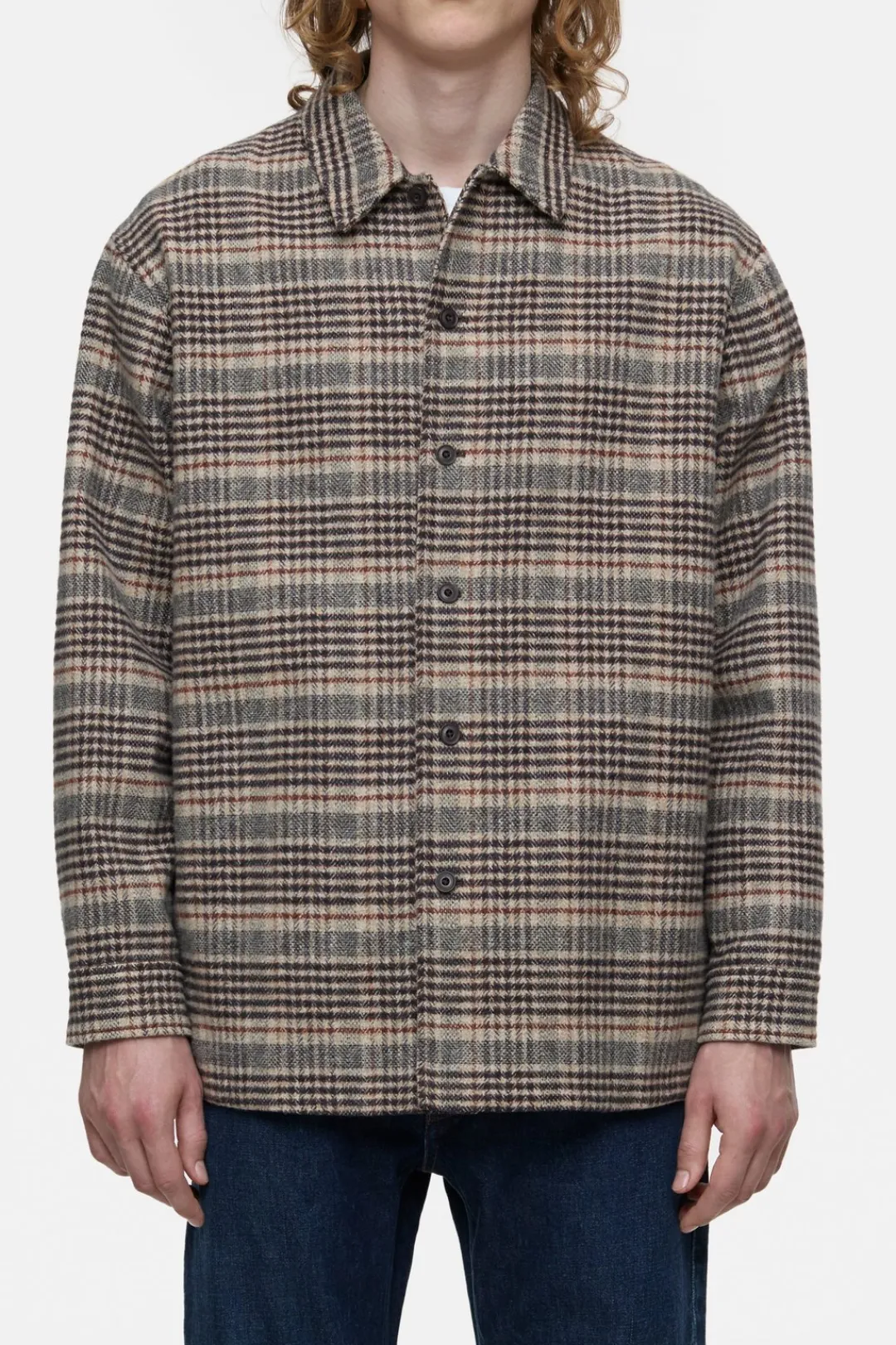 Closed Checked overshirt Ebony