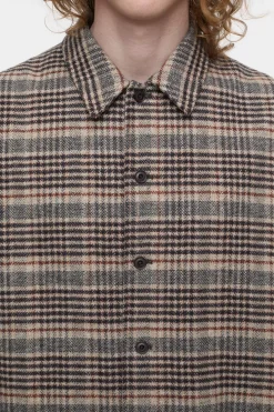 Closed Checked overshirt Ebony