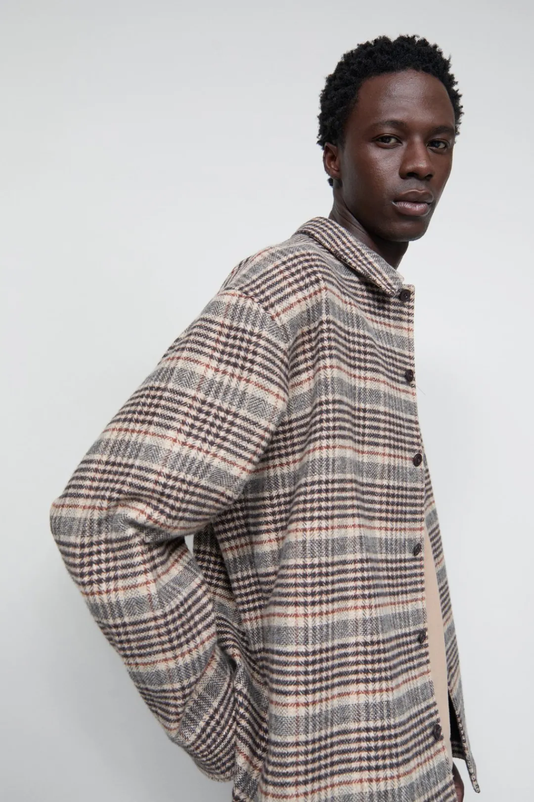 Closed Checked overshirt Ebony