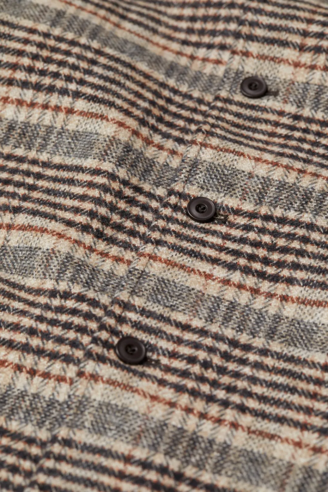 Closed Checked overshirt Ebony