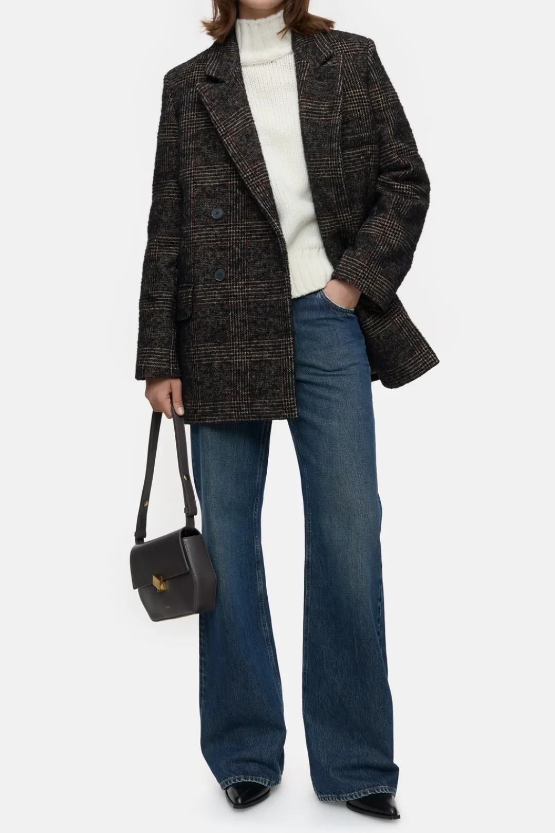 Closed Checked woollen blazer Multi colour Online