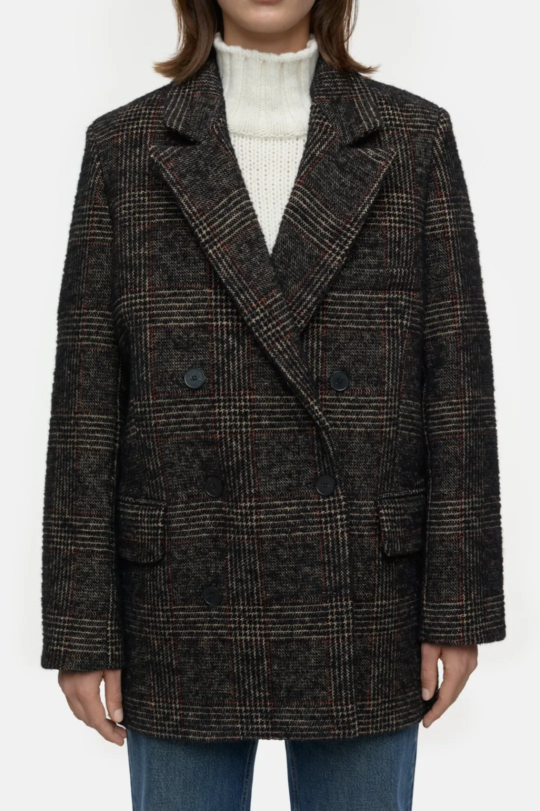 Closed Checked woollen blazer Multi colour Online