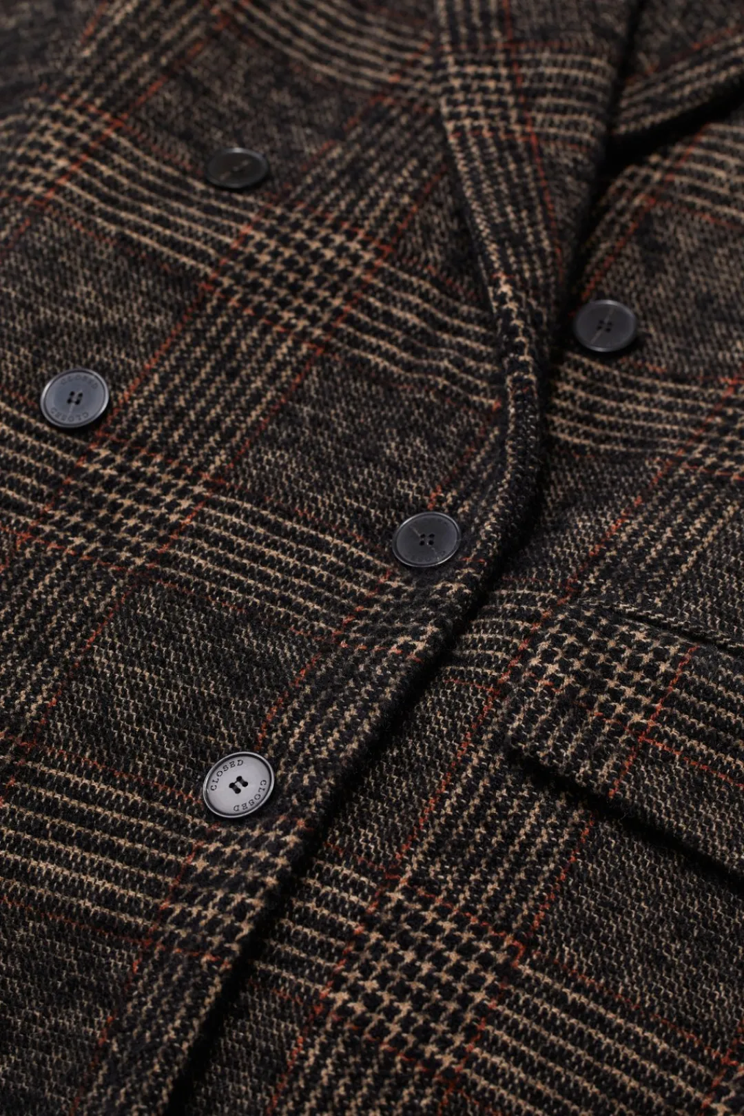 Closed Checked woollen blazer Multi colour Online