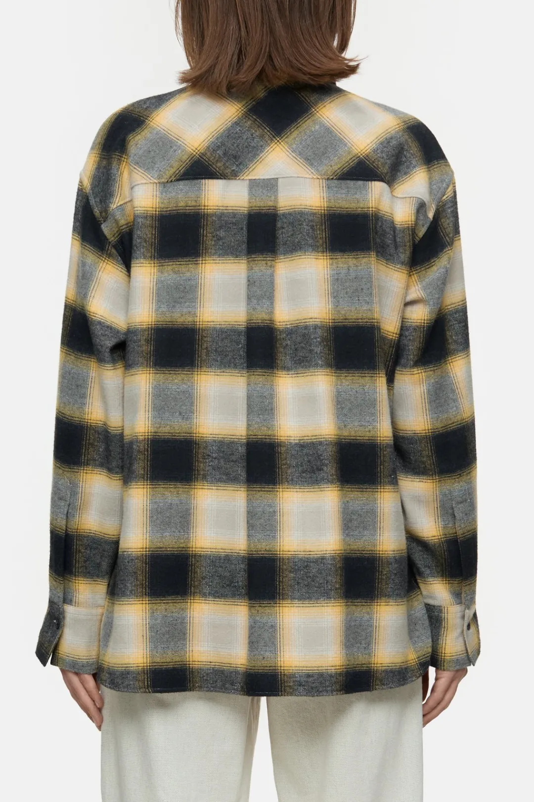 Closed Chequered shirt blouse Irish orange Discount