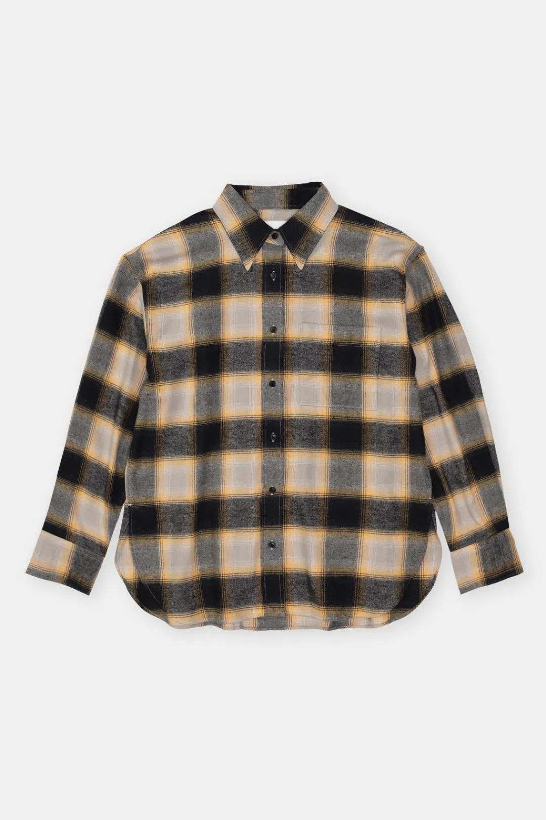 Closed Chequered shirt blouse Irish orange Discount