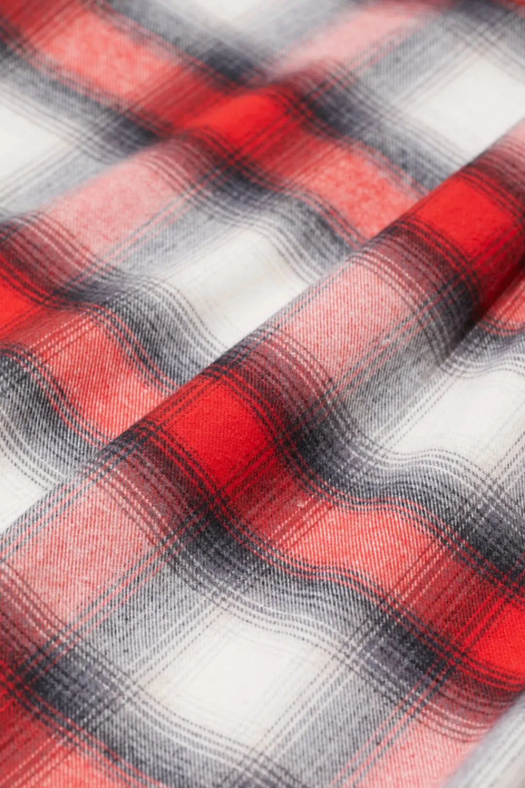 Closed Chequered shirt blouse Hibiscus red Sale