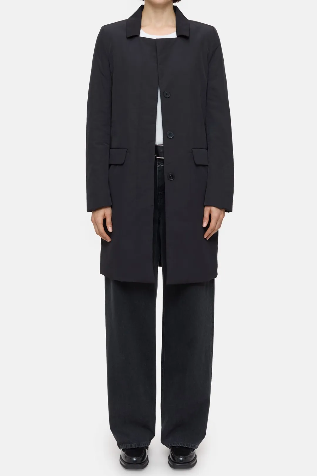 Closed Coat - Style Name Pori Black Best