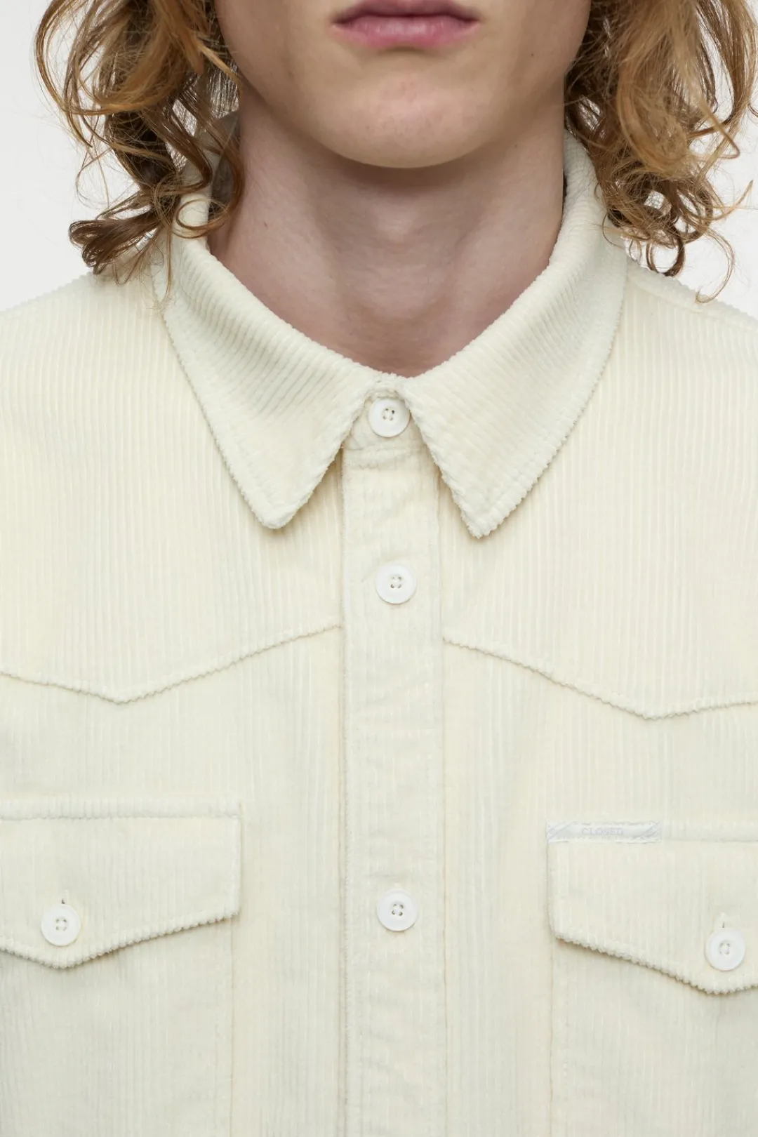 Closed Corduroy shirt Ivory Hot