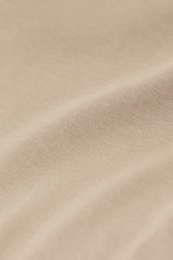 Closed Cotton blend T-shirt Dark chino beige Clearance