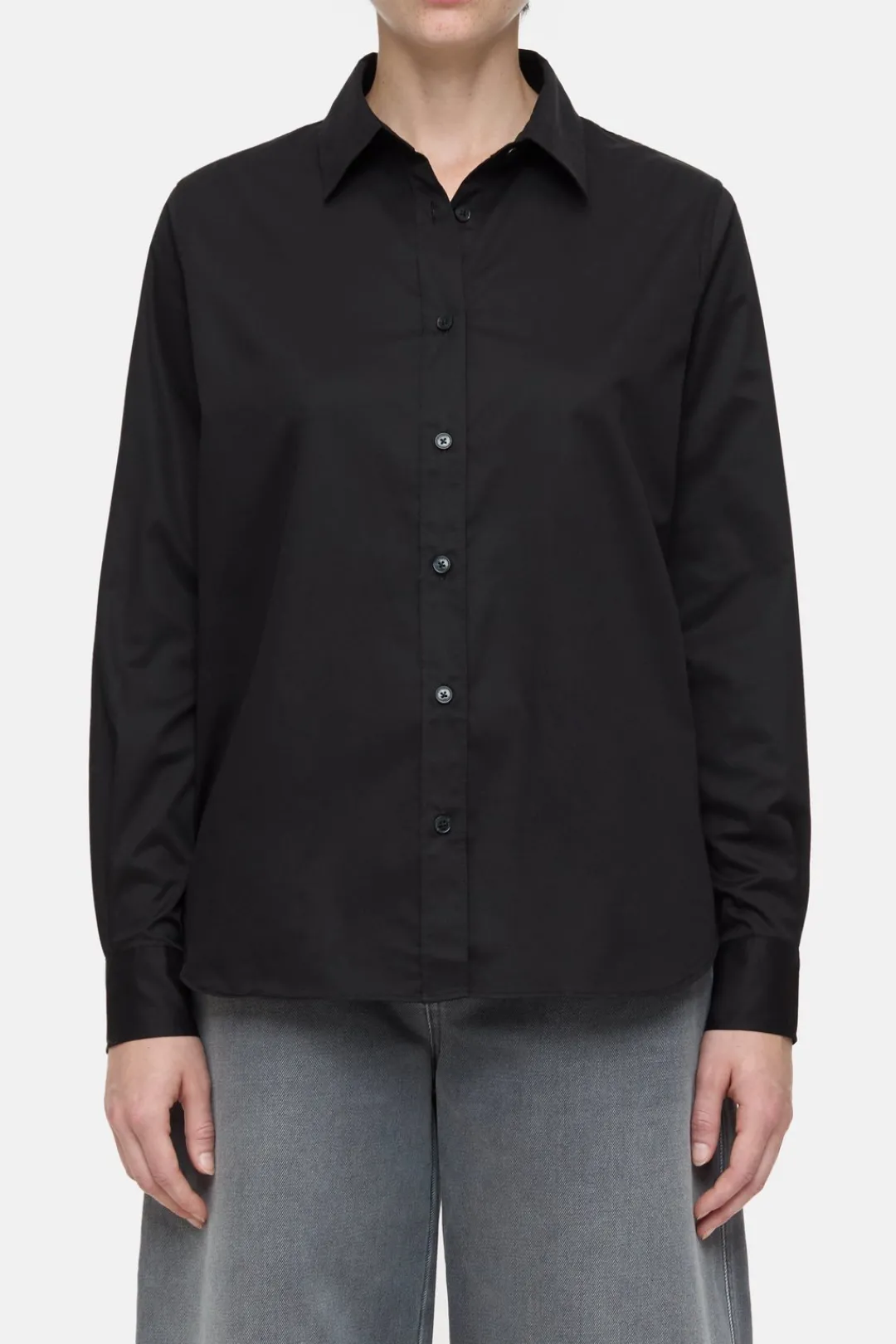 Closed Cotton poplin blouse Black Clearance