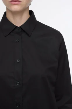 Closed Cotton poplin blouse Black Clearance