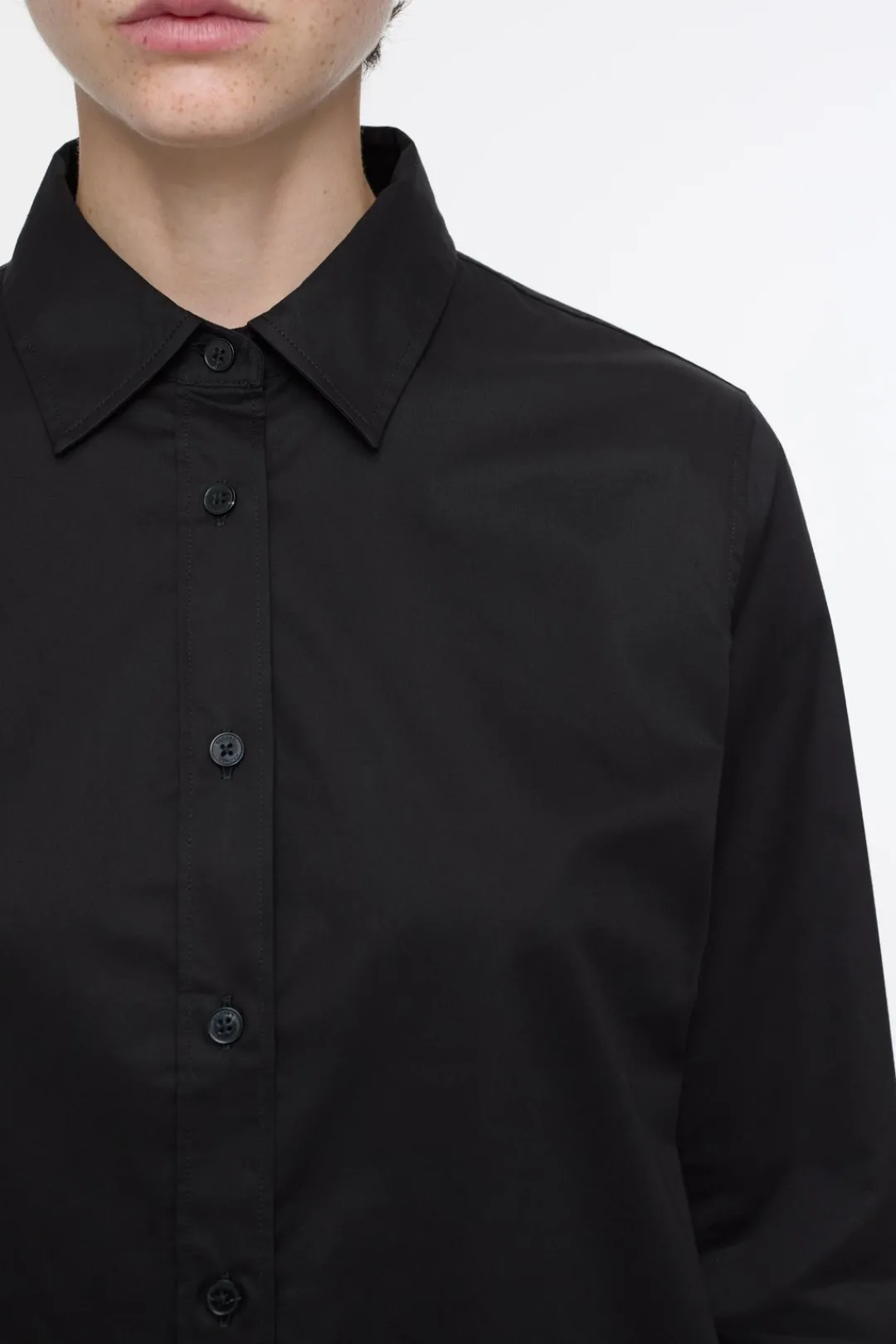 Closed Cotton poplin blouse Black Clearance