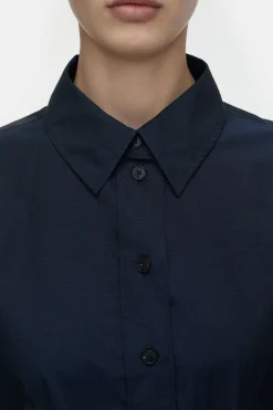 Closed Cotton shirt blouse Space blue Sale