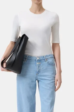 Closed Cotton T-shirt Ivory Online
