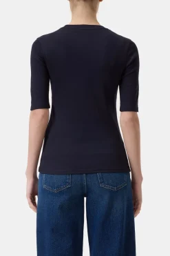 Closed Cotton T-shirt Dark night Outlet