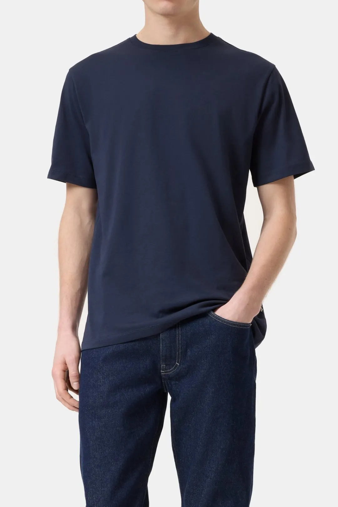 Closed Cotton T-shirt Dark night Hot