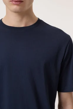 Closed Cotton T-shirt Dark night Hot