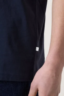 Closed Cotton T-shirt Dark night Hot