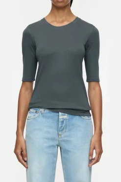Closed Cotton T-shirt Pini green Online