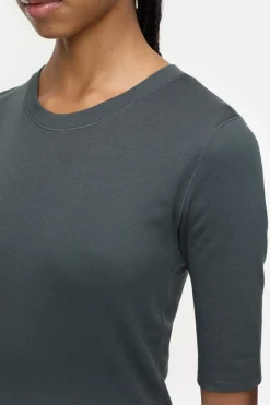 Closed Cotton T-shirt Pini green Online