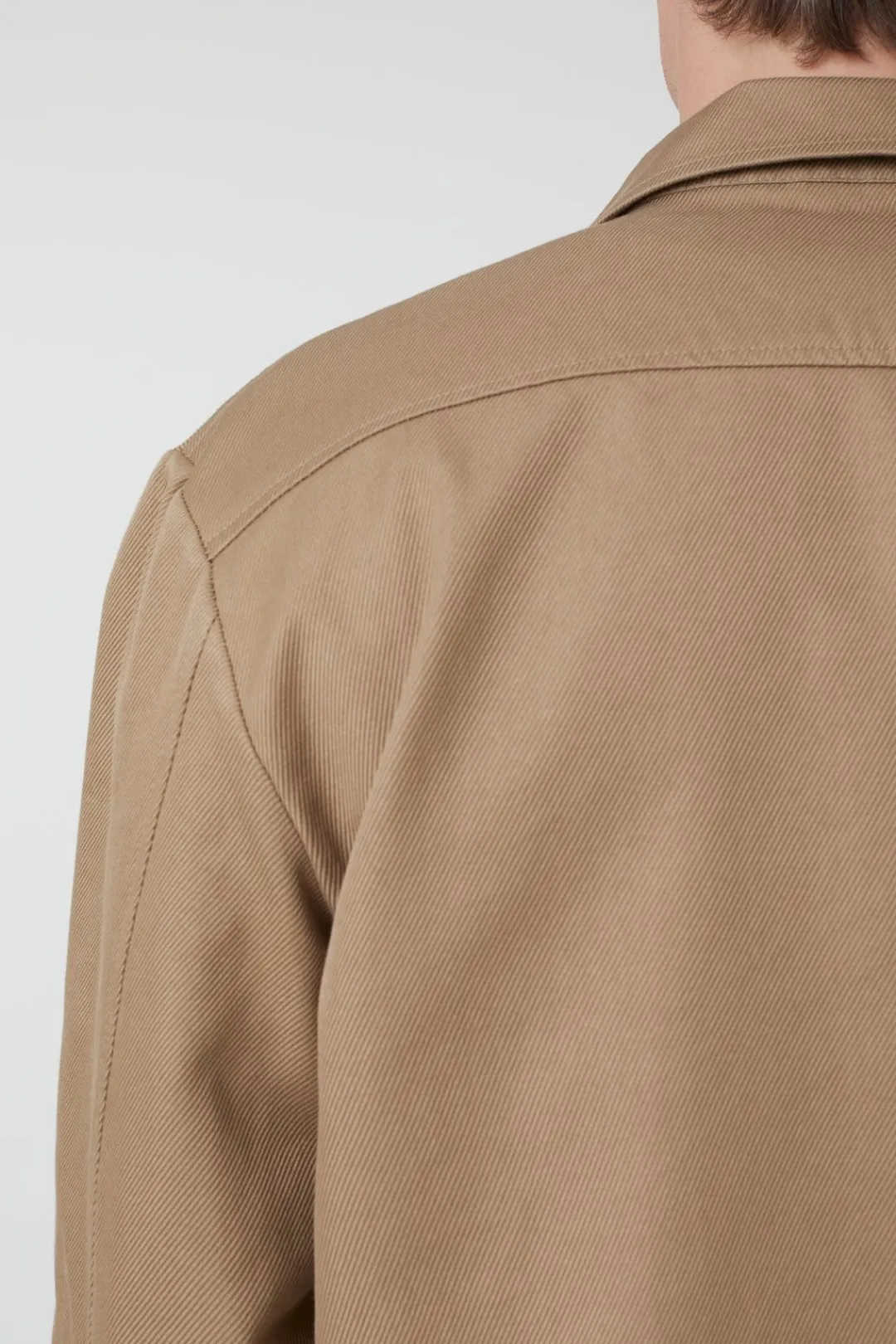 Closed Cotton Twill Overshirt Brown sugar Online