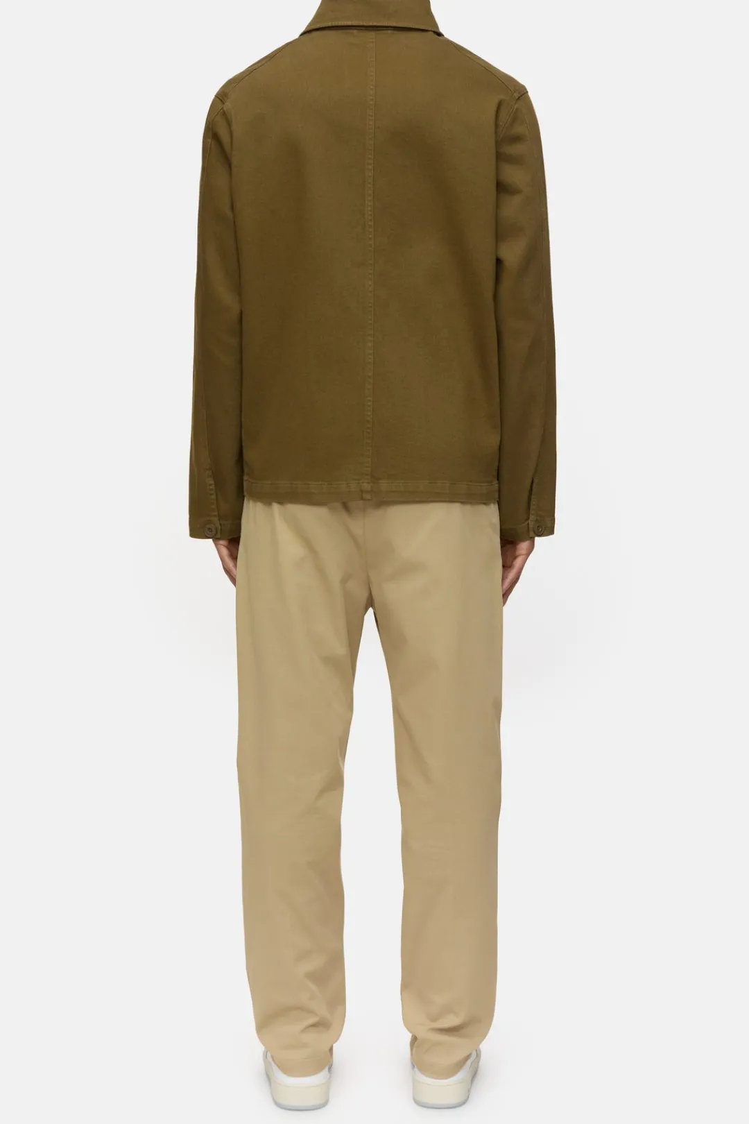 Closed Cotton twill overshirt Golden moss Best