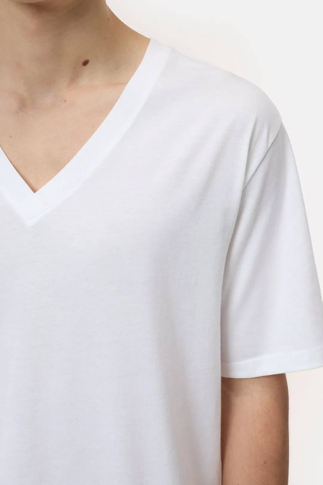 Closed Cotton V-neck T-shirt White Best