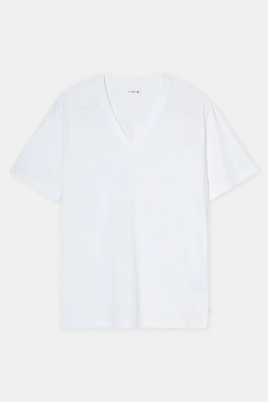 Closed Cotton V-neck T-shirt White Best