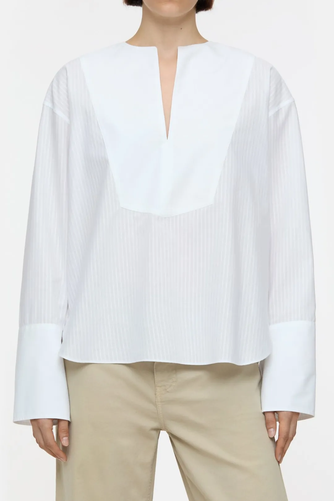 Closed Cotton voile tunic White Discount