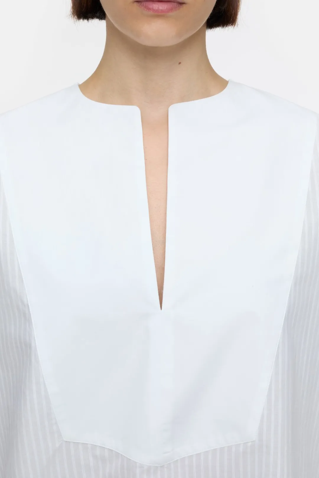 Closed Cotton voile tunic White Discount
