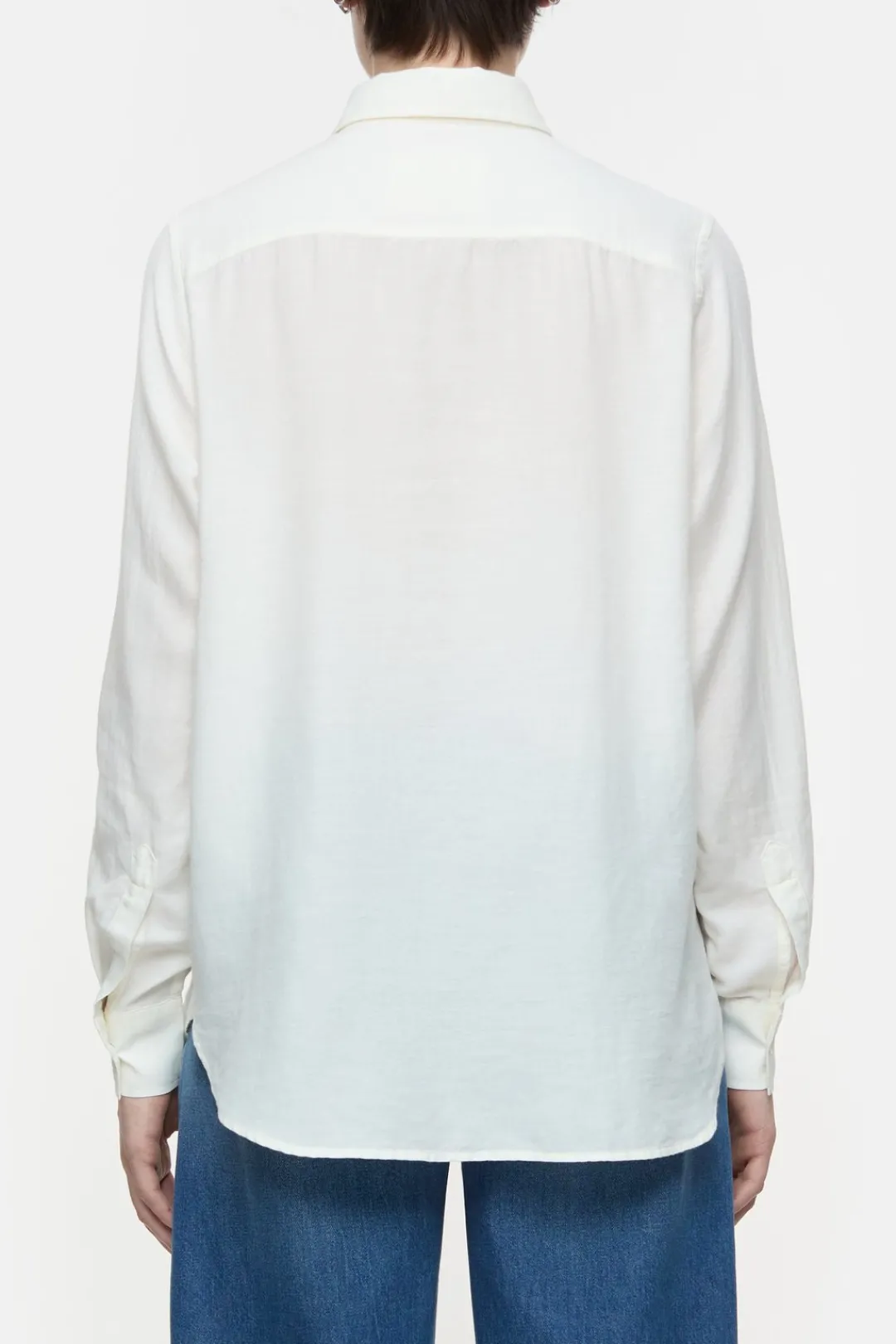 Closed Cotton-cashmere blend blouse Ivory Outlet