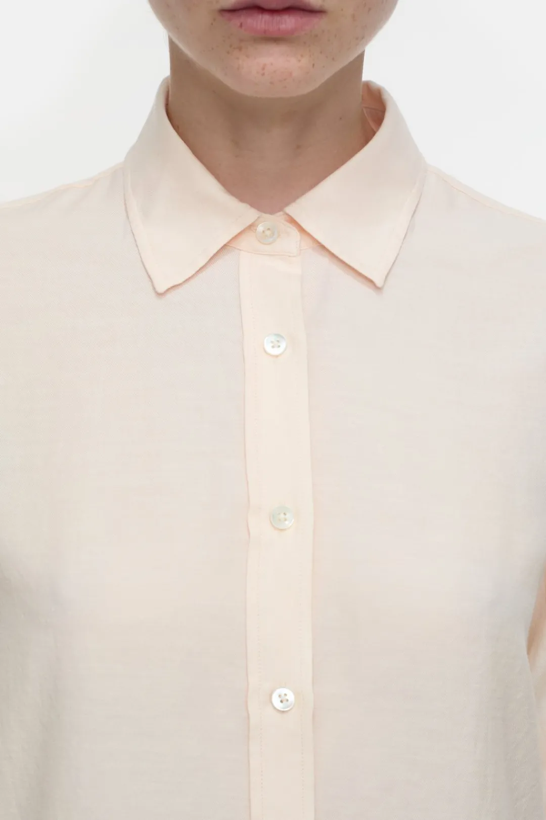 Closed Cotton-cashmere blend blouse Albicocca Hot