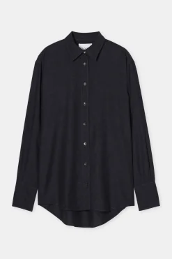 Closed Cotton-cashmere blend blouse Black Discount