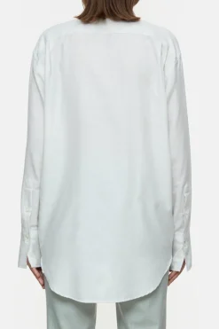 Closed Cotton-cashmere blend blouse Shortbread beige Online