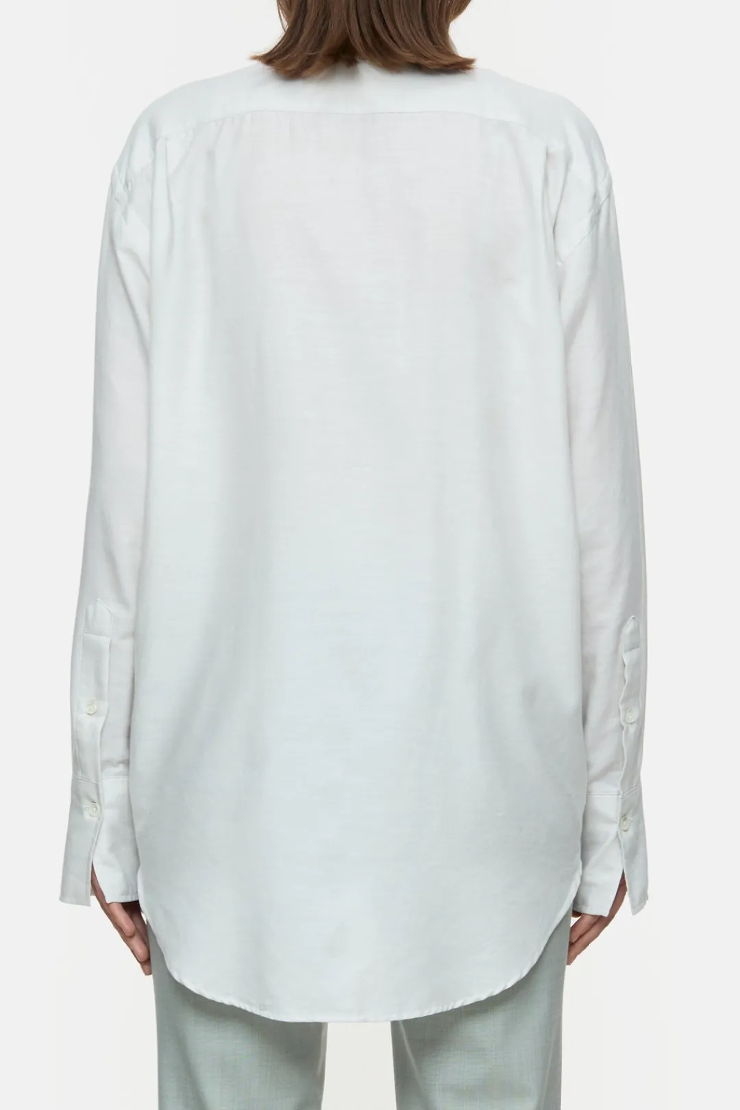 Closed Cotton-cashmere blend blouse Shortbread beige Online