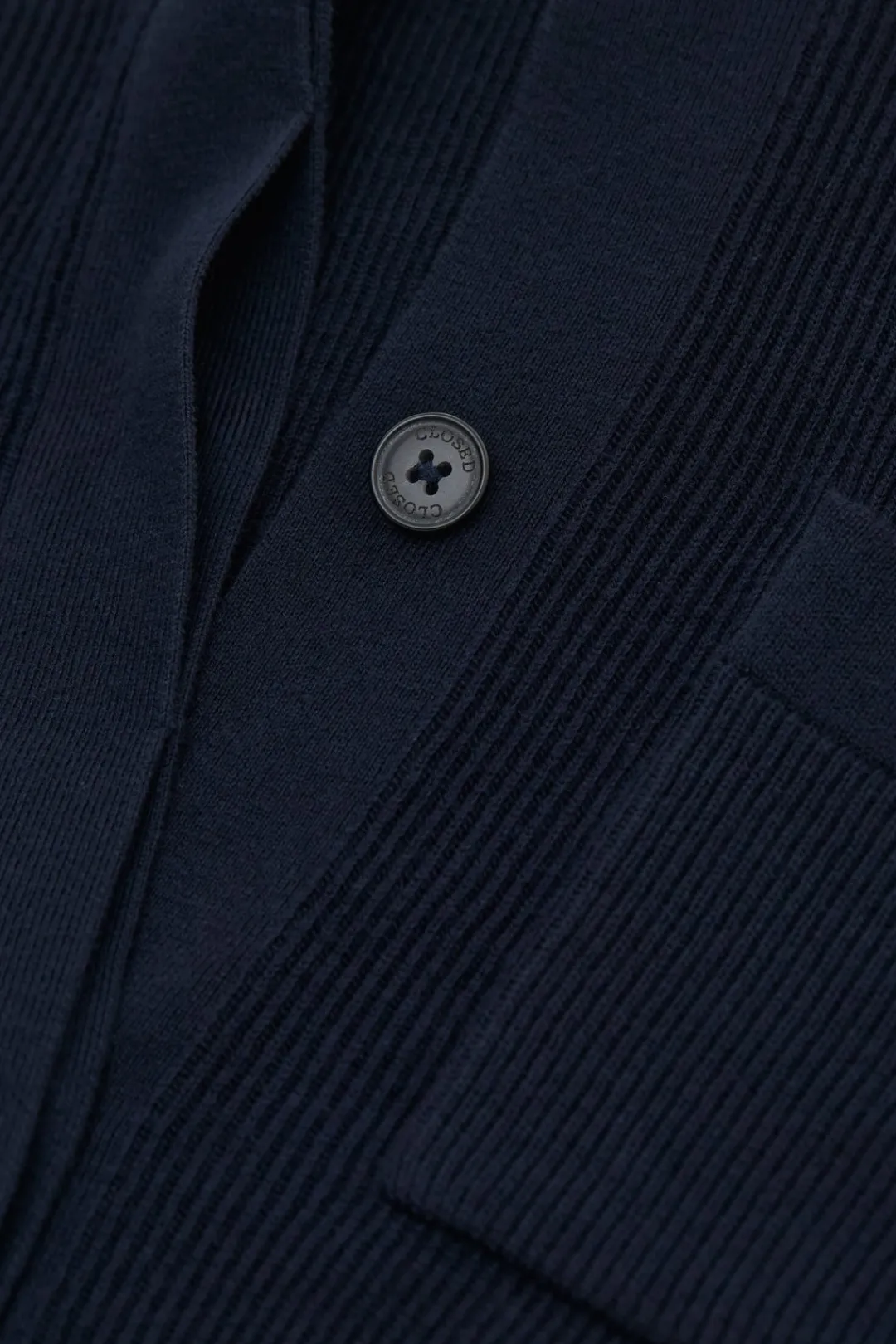 Closed Cotton-cashmere blend cardigan Dark night Sale