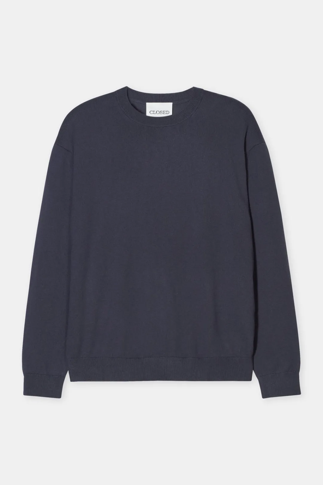 Closed Cotton-cashmere-mix pullover Smokey blue Sale