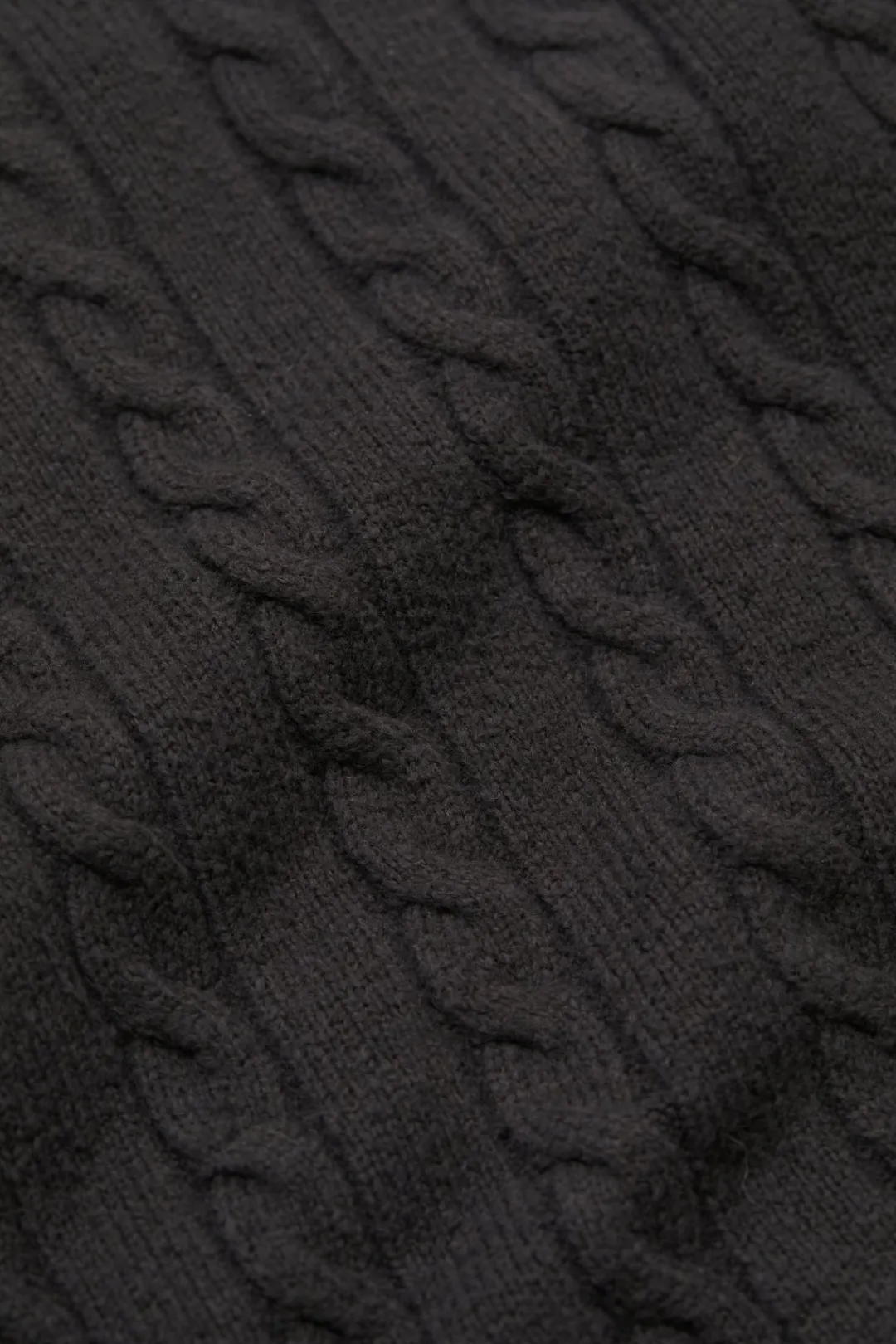 Closed Cotton-mix jumper Tapenade grey Outlet