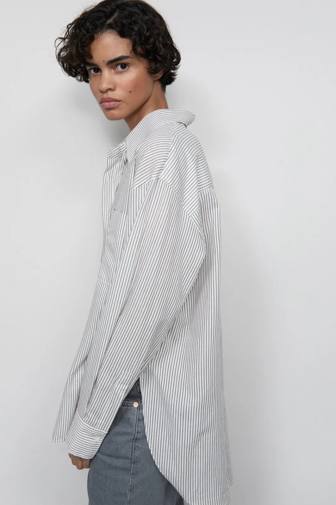 Closed Cotton/wool blend shirt blouse Ivory Outlet
