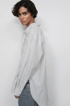 Closed Cotton/wool blend shirt blouse Ivory Outlet
