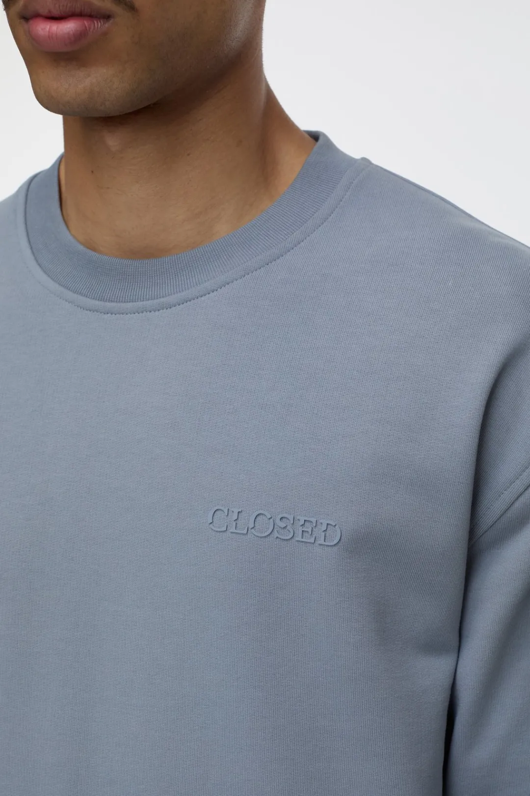 Closed Crewneck sweatshirt Washed stone