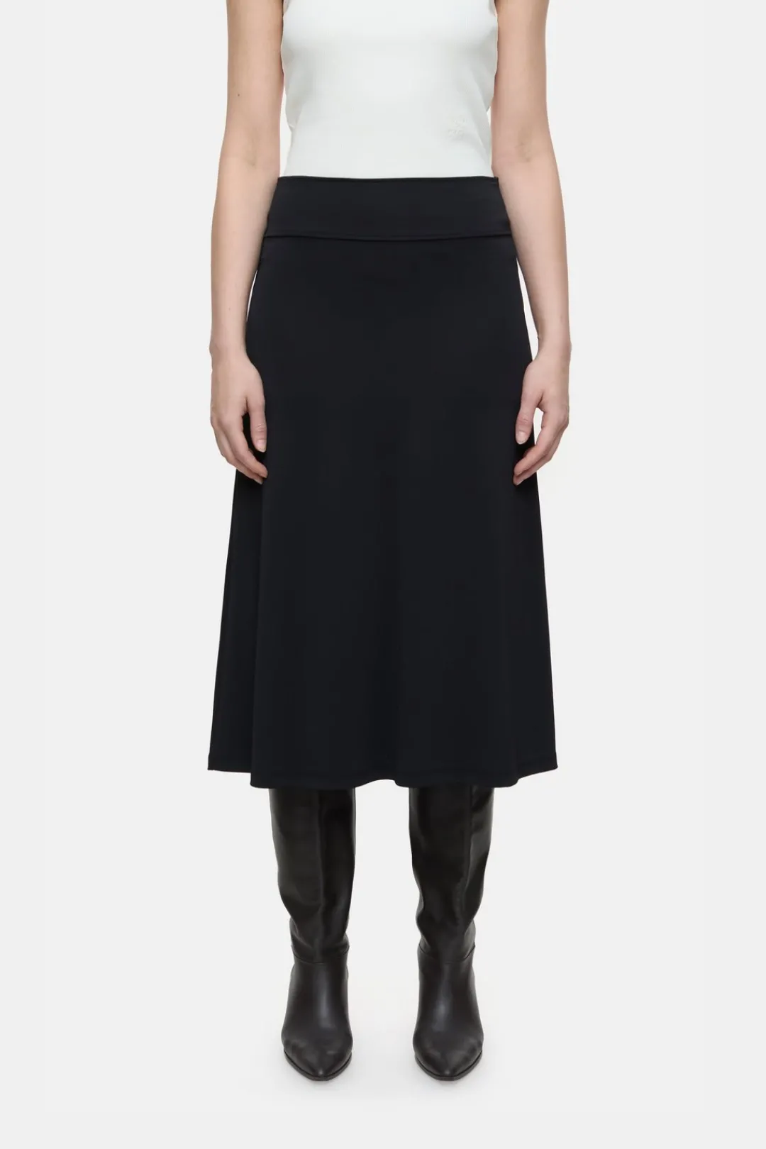 Closed Crêpe skirt Black Online