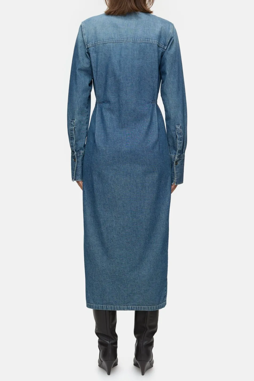 Closed Denim Long Dress Mid blue Hot