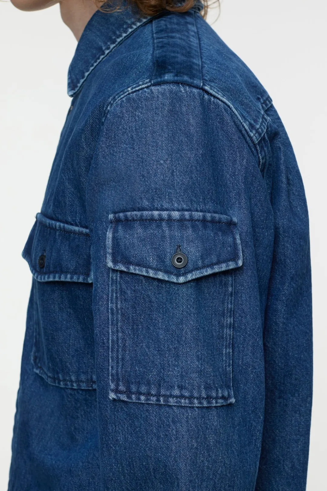 Closed Denim shirt Dark blue Sale