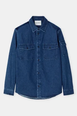 Closed Denim shirt Dark blue Sale