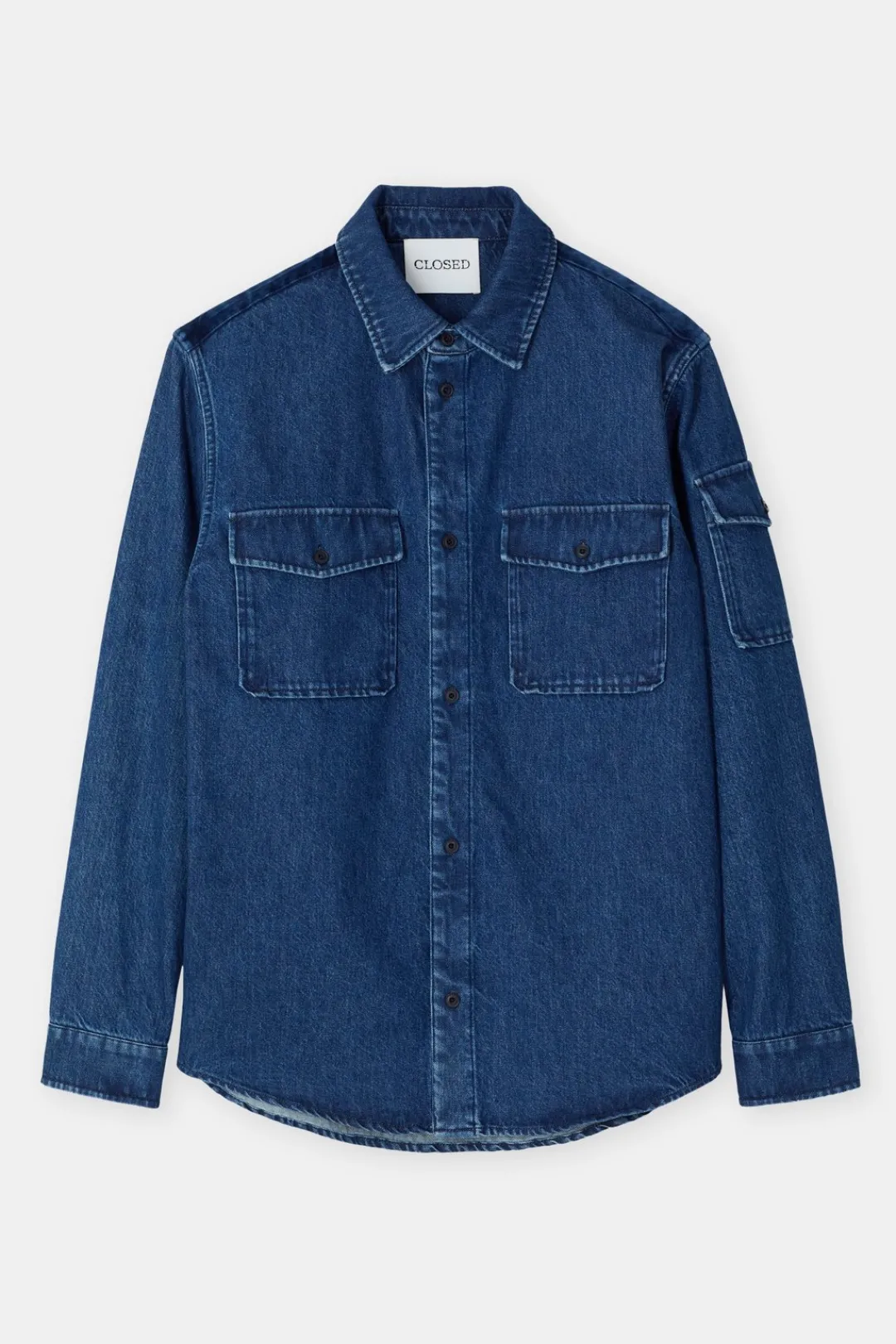Closed Denim shirt Dark blue Sale