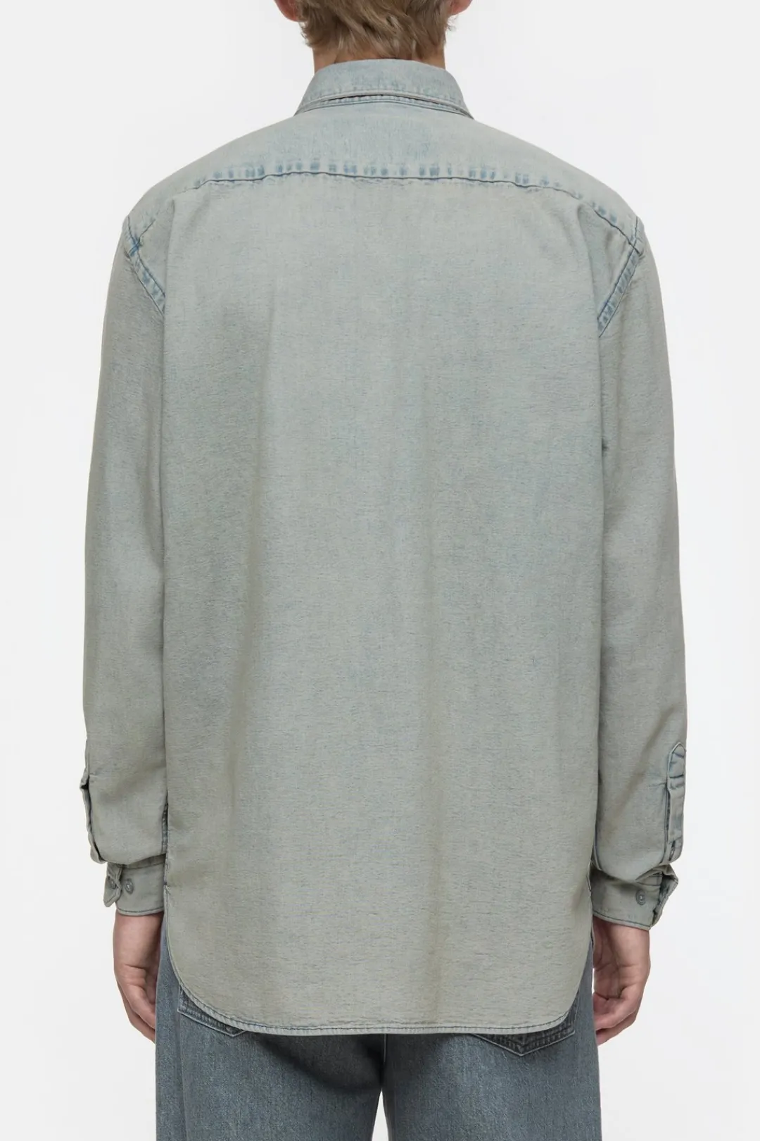 Closed Denim shirt Light blue Online