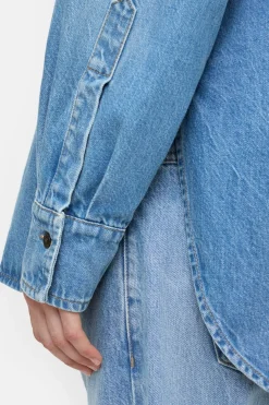 Closed Denim Shirt Mid blue New